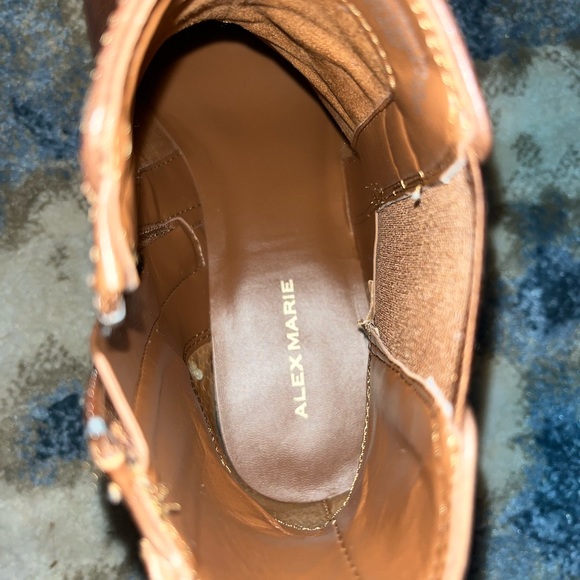 Alex Marie Brown Ankle Boot - Picture 4 of 5